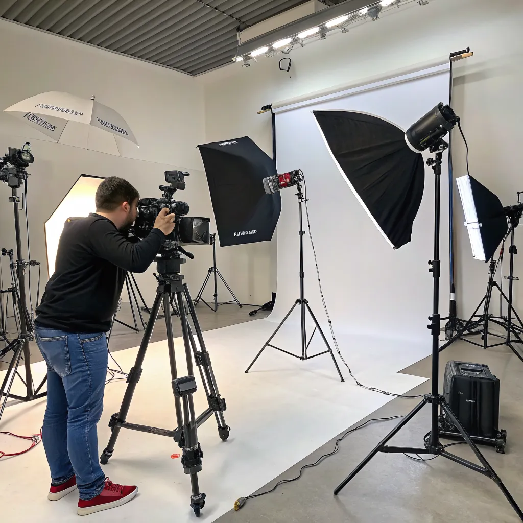 Professional Photo Studio Camera Setup